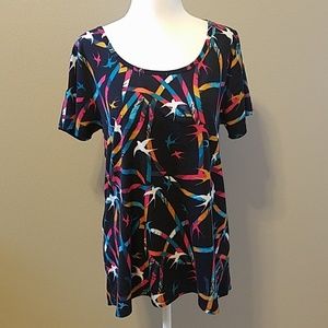 LulaRoe Top High Low Hem